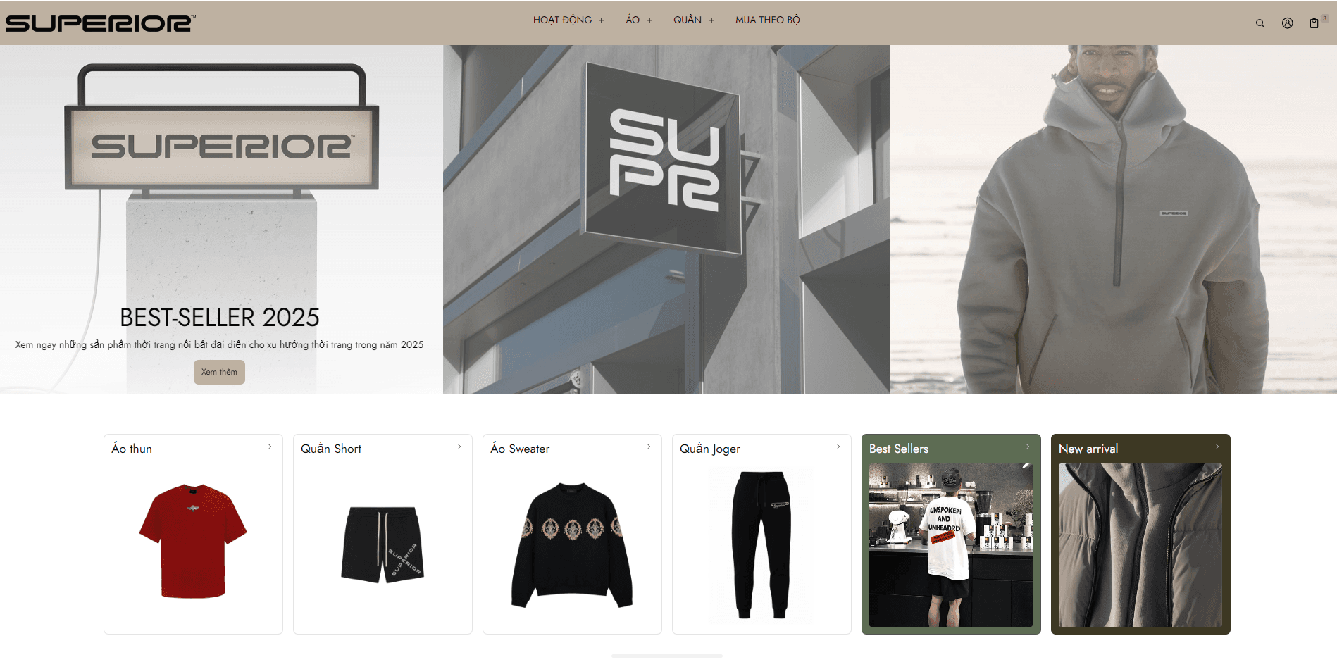 SUPERIOR — Streetwear E-commerce